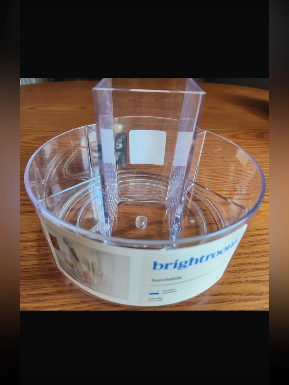 brightroom Clear Acrylic Rotating Vanity Organizer - Clear